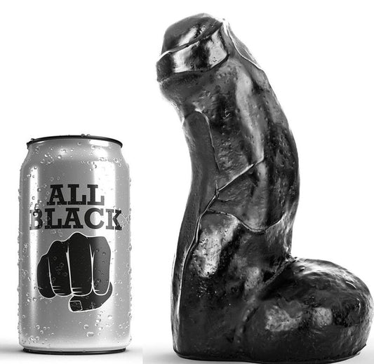 ALL BLACK - REALISTIC DONG NEGRE 17 CM