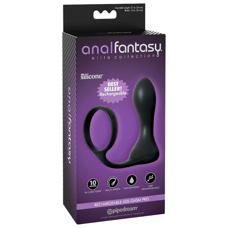 ANAL FANTASY ELITE COLLECTION - ASS-GASM PRO RECARREGABLE