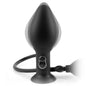 Inflatable vibrator plug from Anal Fantasy Series, showcasing its sleek design and adjustable size features.
