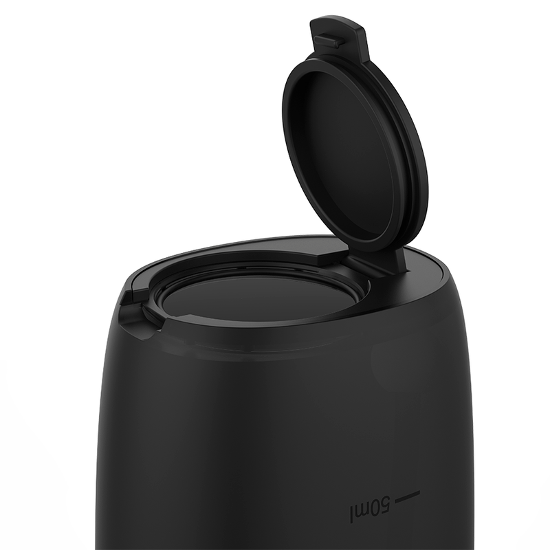 Limpiador anal automático ANBIGUO con control de 5 intensidades, diseño moderno y compacto para higiene íntima.