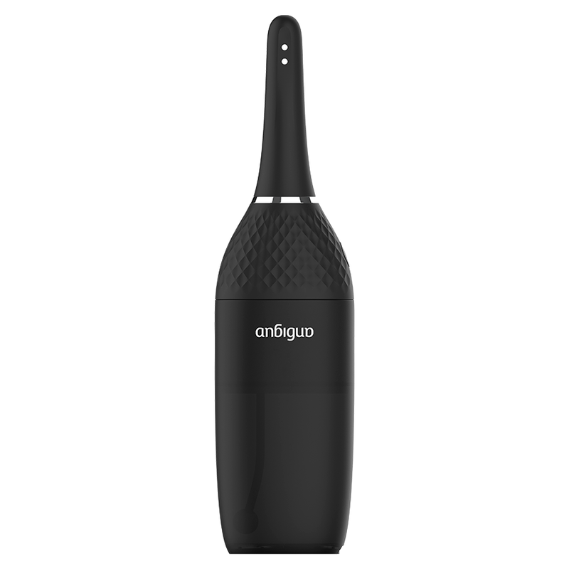 Limpiador anal automático ANBIGUO con control de 5 intensidades, diseño moderno y compacto para higiene personal.