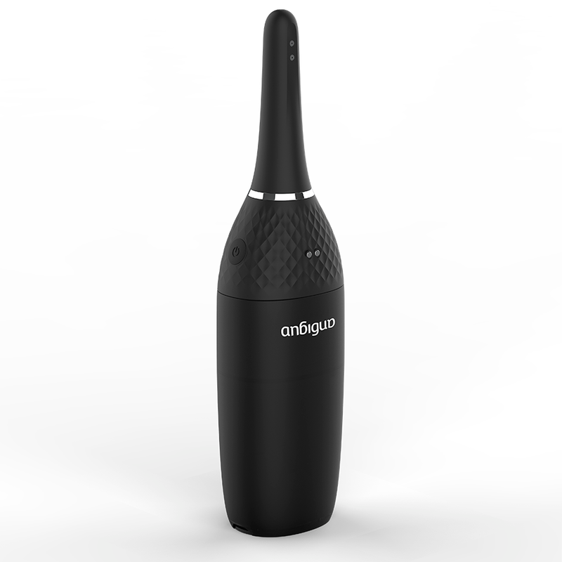 Limpiador anal automático ANBIGUO Ultimate con control de 5 intensidades, diseñado para higiene íntima y comodidad.
