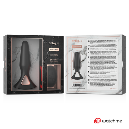ANBIGUO - WATCHME CONTROL REMOT VIBRADOR PLUG ANAL ALEXANDRU