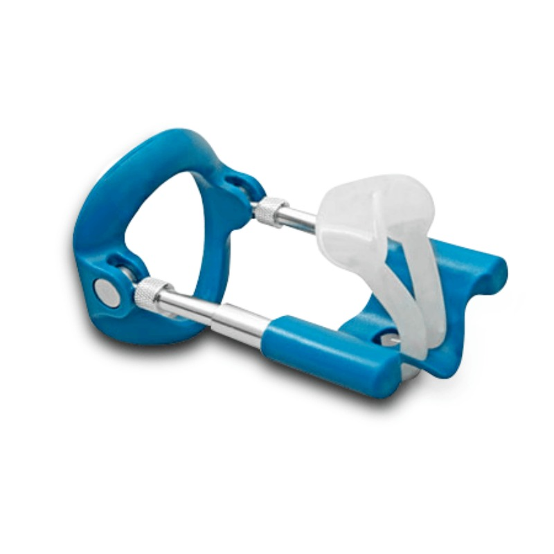 ANDROEXTENDER penis extender from ANDRO MEDICAL, showcasing the device's adjustable design and ergonomic features.