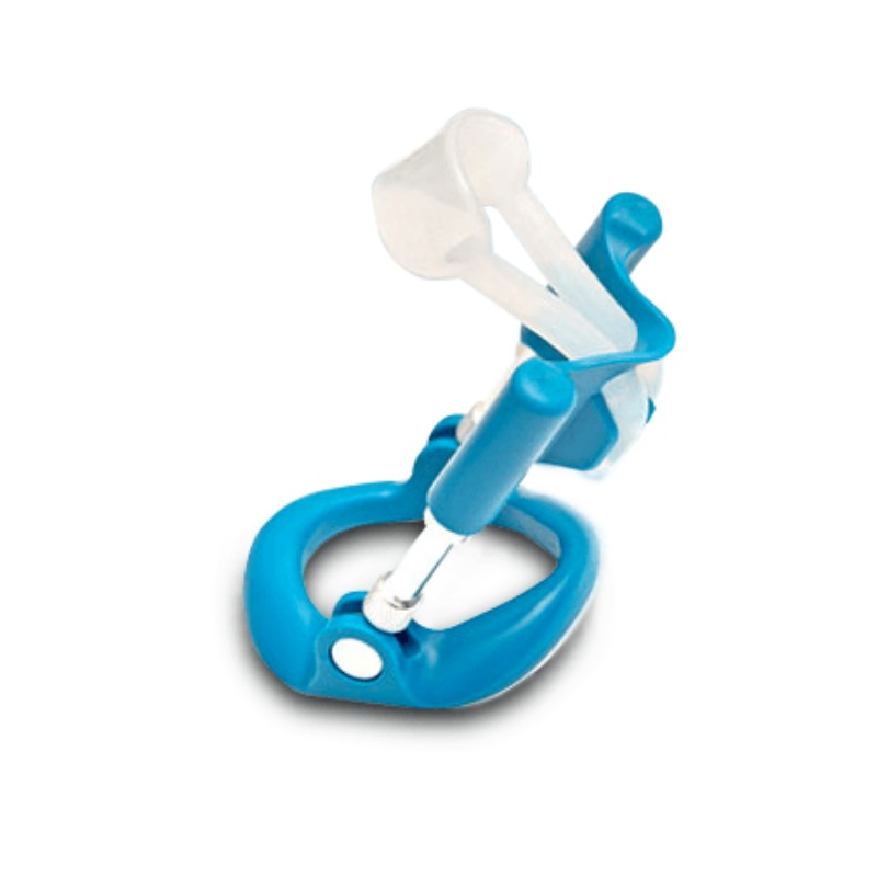 ANDROEXTENDER penile extender by ANDRO MEDICAL, showcasing adjustable metal components and ergonomic design.