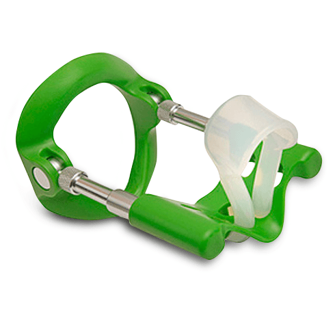 ANDROPENIS MINI extensor pene by ANDRO MEDICAL, showcasing the device's compact design and adjustable components.