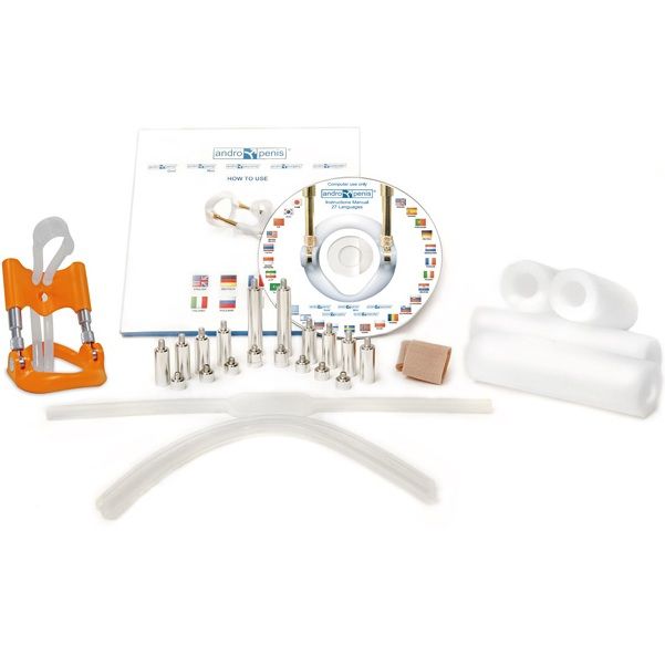 ANDROPENIS MINI extensor pene by ANDRO MEDICAL, featuring a compact design for effective penile extension therapy.