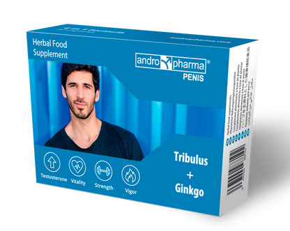 Complemento herbal para el bienestar masculino de Andropharma Penis, suplemento alimenticio de la marca ANDRO MEDICAL.