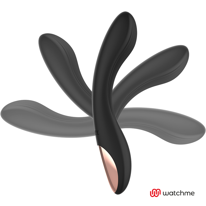 Control remoto de tecnología WatchMe de ANNE'S DESIRE en negro y dorado, con diseño elegante para productos de control de curvas.