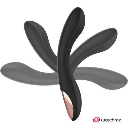 Control remoto de tecnología WatchMe de ANNE'S DESIRE en negro y dorado, con diseño elegante para productos de control de curvas.