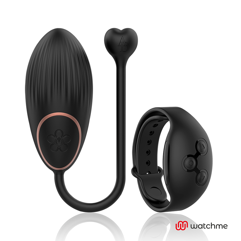 Control remoto ANNE'S DESIRE Huevo con tecnología WatchMe en color negro, diseñado para facilitar su uso y control.