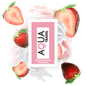 Lubricante base agua AQUA TRAVEL sabor fresa y nata, envase de 6 ml, con sabor dulce y textura suave para mayor comodidad