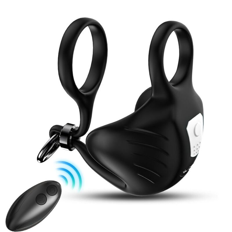 ARMONY - REMOTE CONTROL VIBRATING TESTICLE RING BLANKET BLACK