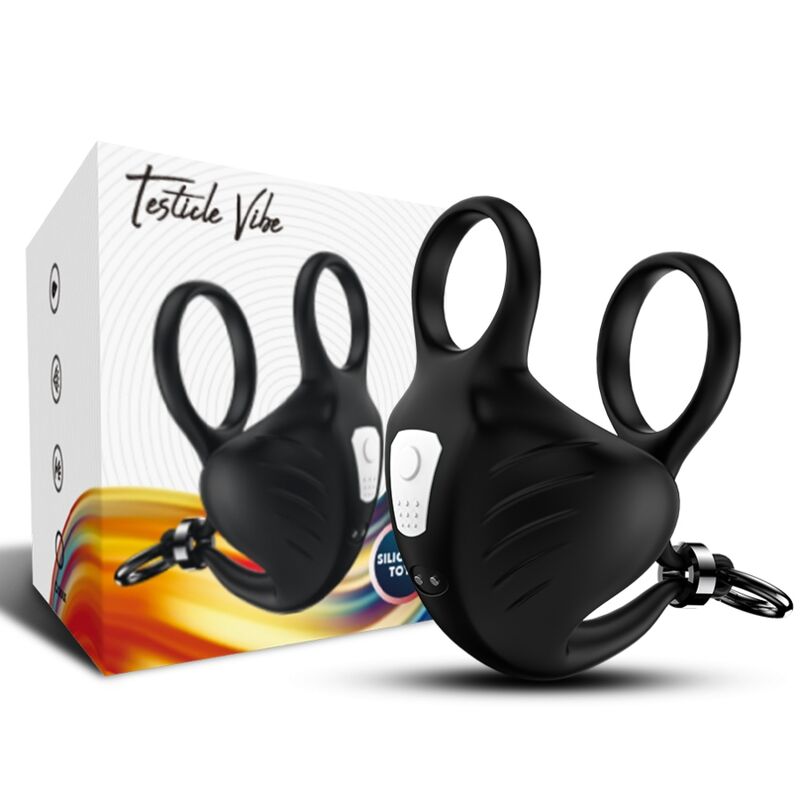 ARMONY - REMOTE CONTROL VIBRATING TESTICLE RING BLANKET BLACK