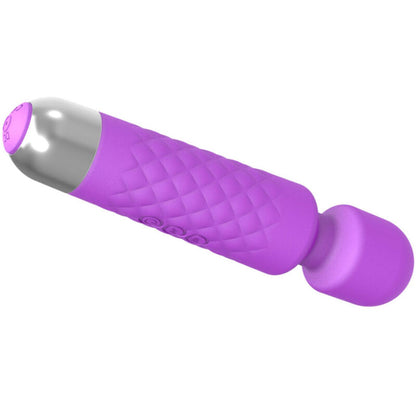 Mini masajeador y vibrador ARMONY en color violeta, compacto y suave para relajación y placer personal.
