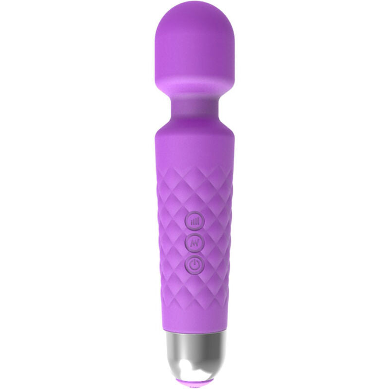 Mini masajeador y vibrador ARMONY VIOLETA de ARMONY MASSAGERS, compacto y ergonómico para masajes relajantes.