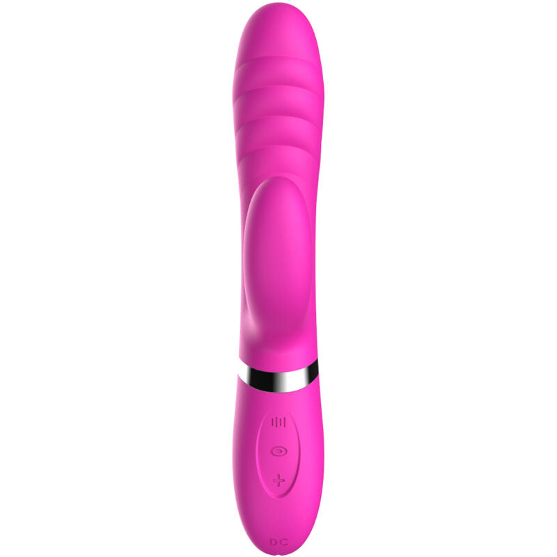 Vibrador y estimulador fucsia ARMONY ADELA de ARMONY VIBRATORS, con diseño compacto y suave para placer personal.