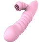 Vibrador multifunción ARMONY Rosa con lengua estimuladora y efecto calor, diseñado para placer y sensibilidad.