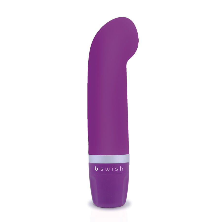 B SWISH BCUTE CLASSIC CURVE, a sleek and ergonomic curved vibrator in a vibrant color, showcasing its smooth design.