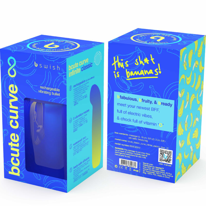 B SWISH - BCUTE CORB INFINIT CLASSIC EDICIÓ LIMITADA VIBRADOR RECARREGABLE SILICONA BLAU