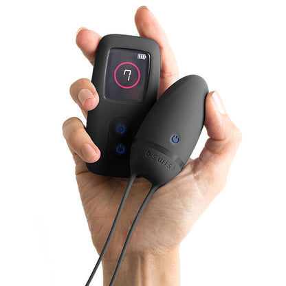 B SWISH BNAUGHTY PREMIUM UNLEASHED in black, showcasing sleek design and ergonomic shape for enhanced pleasure.