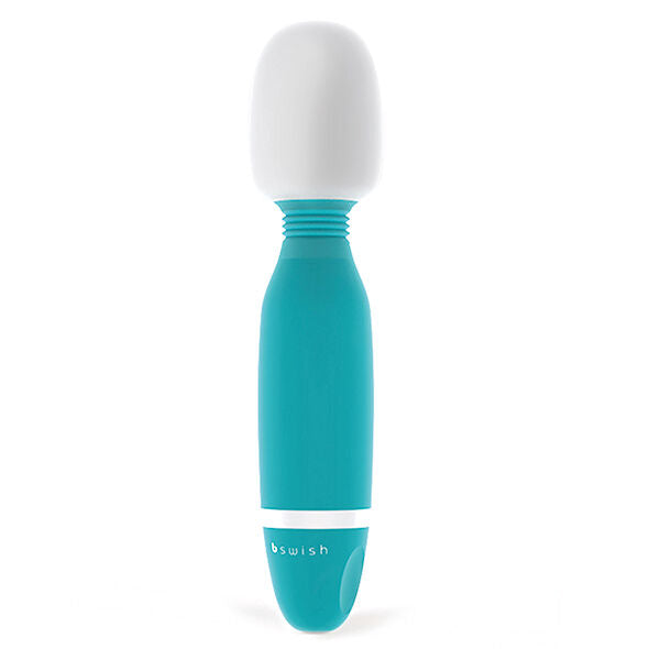 Varilla vibradora clásica B SWISH BTHRILLED en color jade, con diseño ergonómico y detalles suaves para placer.