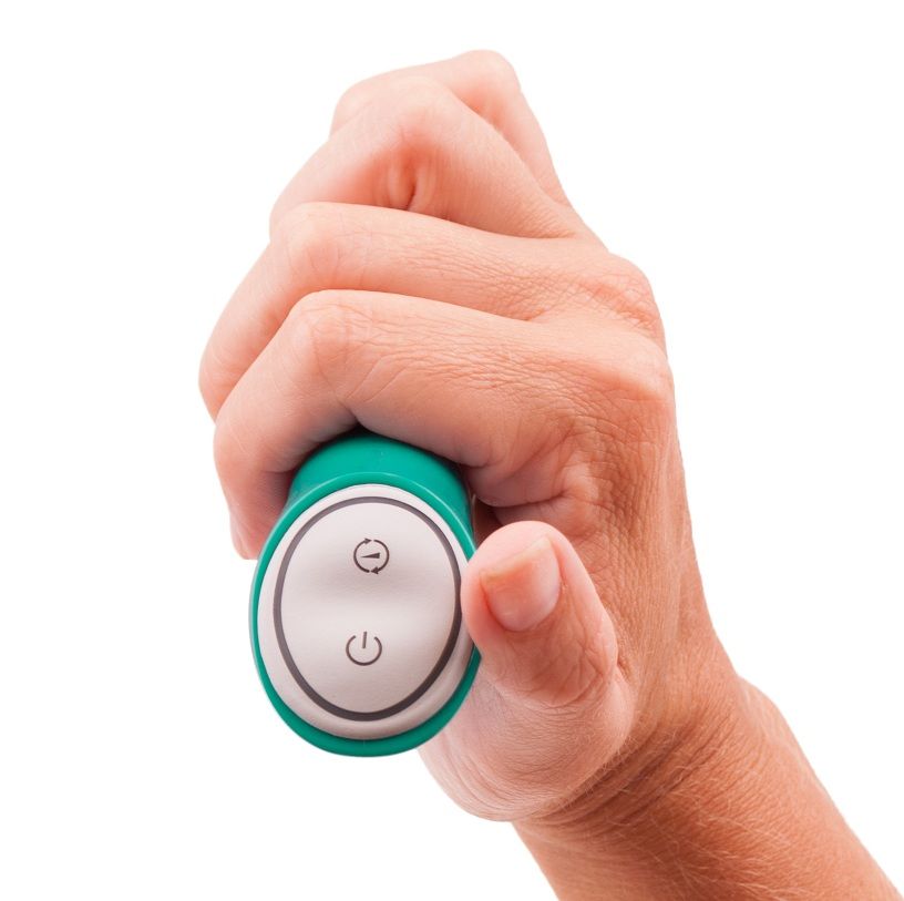 B SWISH BWILD Deluxe Bunny Rabbit Vibrator in jade green, featuring soft silicone and bunny ears for targeted stimulation.