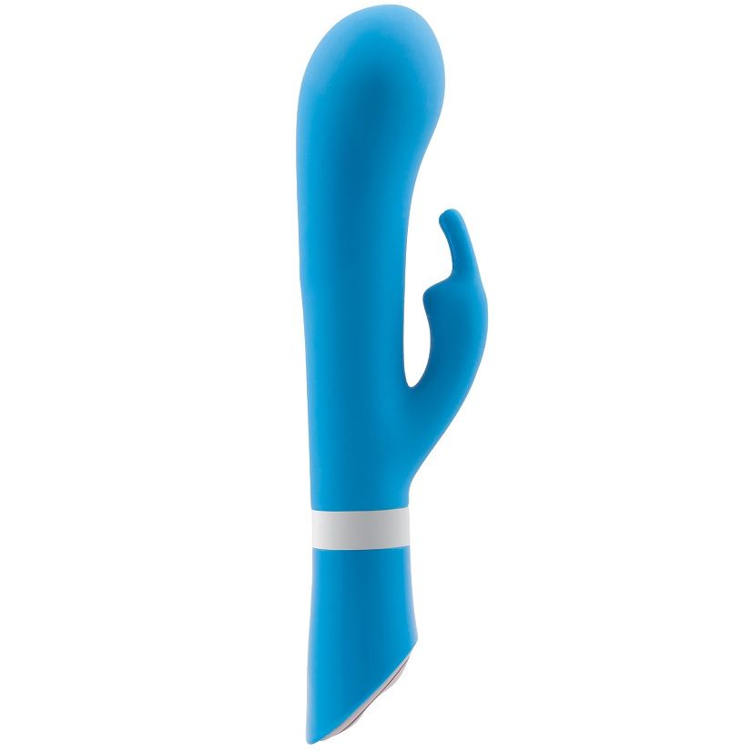 B SWISH BWILD Deluxe Bunny Rabbit Vibrator in jade color, featuring dual ears and a sleek design for enhanced pleasure.