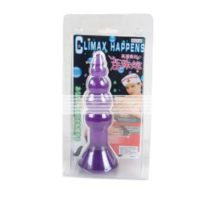 BAILE CLIMAX HAPPENS 17 cm anal plug with a smooth design and tapered tip for comfortable insertion and stimulation.