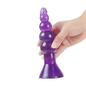 BAILE Climax Happens anal plug, 17 cm, featuring a smooth design and tapered tip for comfortable use.