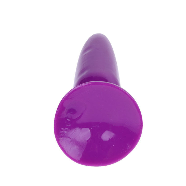 Small pink anal plug by Baile, 15 cm, featuring a smooth design and tapered tip for comfortable use.