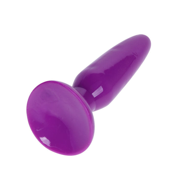 Small pink anal plug by Baile, 15 cm in length, designed for comfortable and pleasurable use.