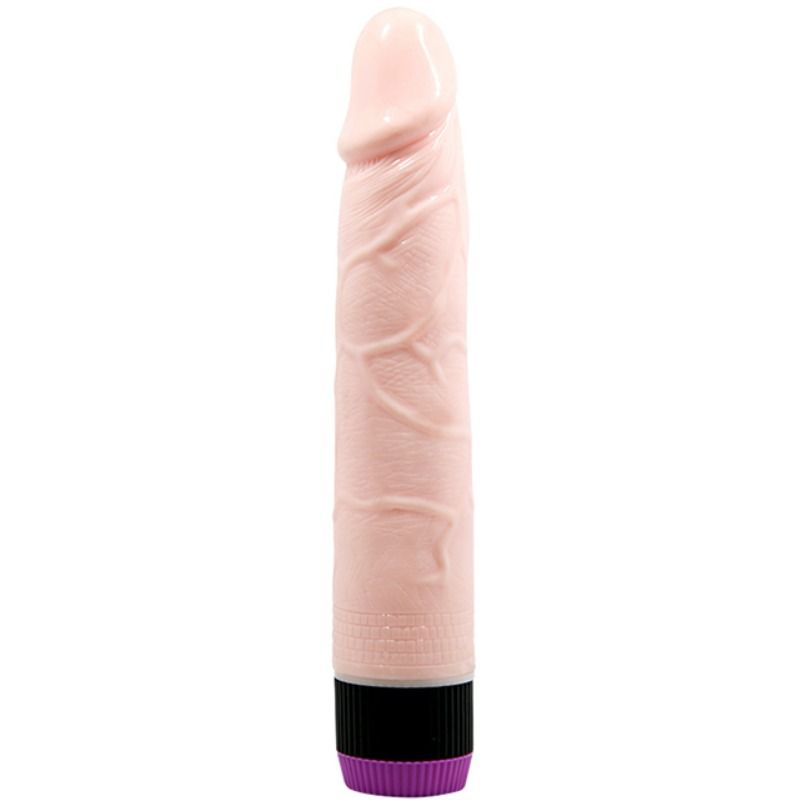 Vibrador realista BAILE Adour Club de 21.5 cm, con diseño anatómico y textura detallada para mayor realismo.