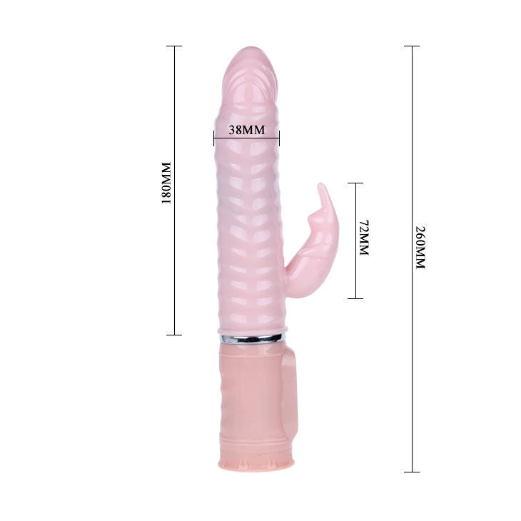 BAILE Heat Fire Bunny Rampante, 10F, featuring a vibrant, textured design and ergonomic shape for comfort and pleasure.