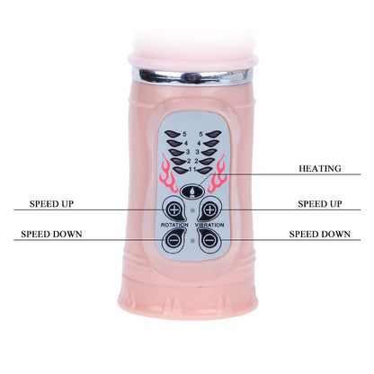 BAILE Heat Fire Bunny Rampante with temperature control dial, showcasing its sleek design and user-friendly features.