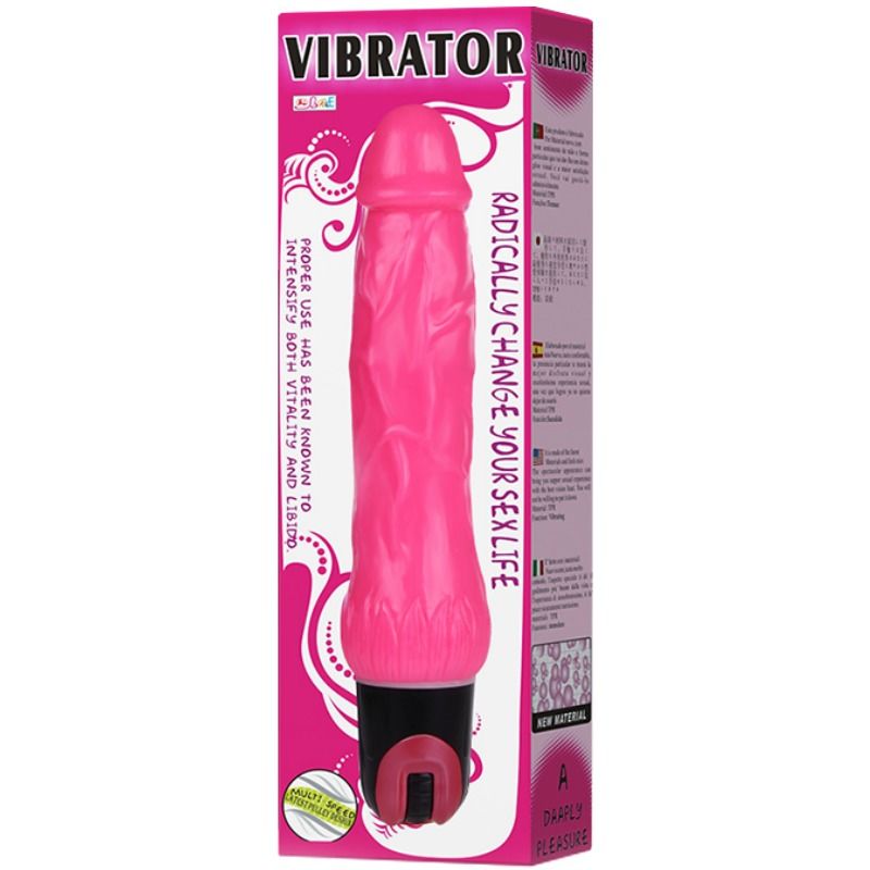 Vibrador DAAPLY Pleasure de BAILE en color rosa con control de múltiple velocidad, diseño compacto y ergonómico.