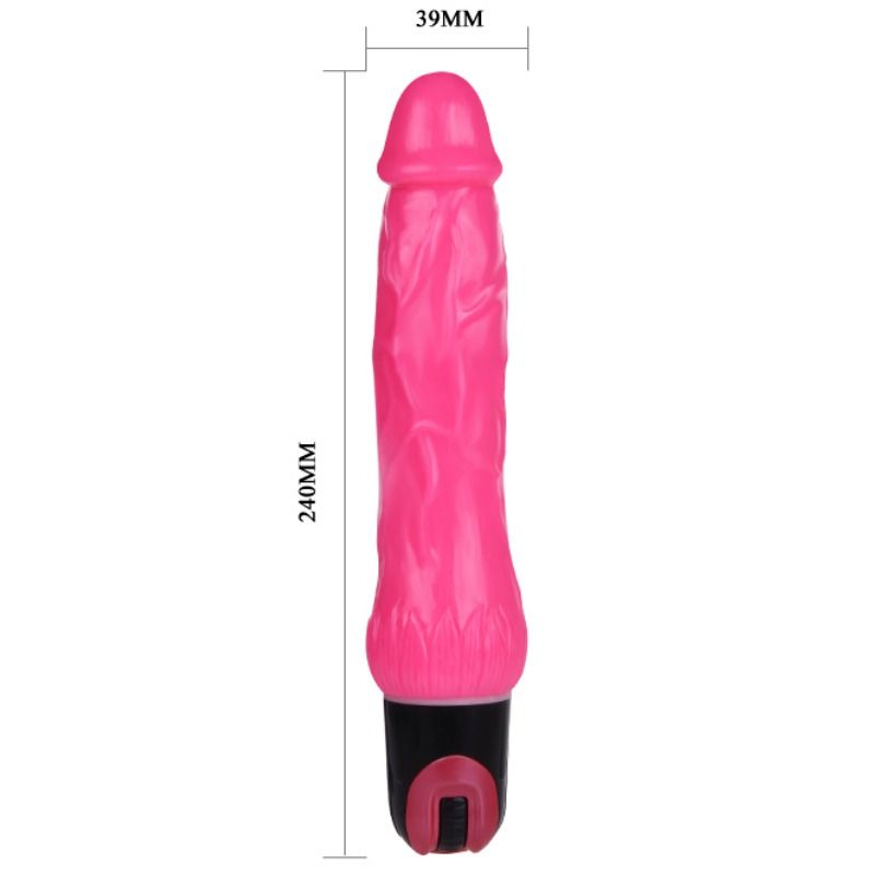 Vibrador Baile Daaply Pleasure multivelocidad en color rosa, diseño elegante y funcional para placer personal.