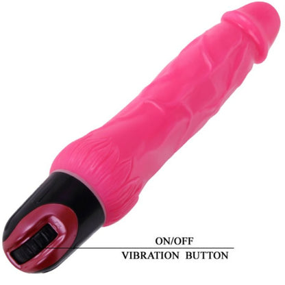 Vibrador BAILE Daaply Pleasure de múltiples velocidades en color rosa, diseñado para placer y estimulación personal.