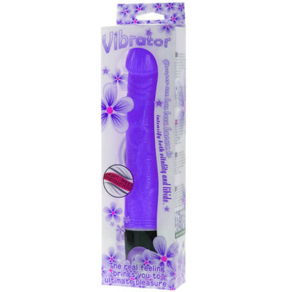 Purple BAILE multispeed vibrator, 21.5 cm length, featuring a smooth, curved design for versatile stimulation.