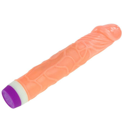 Vibrador realista BAILE Waves of Pleasure, vibración, 22.5 cm, diseño detallado y ergonómico para placer sensorial.