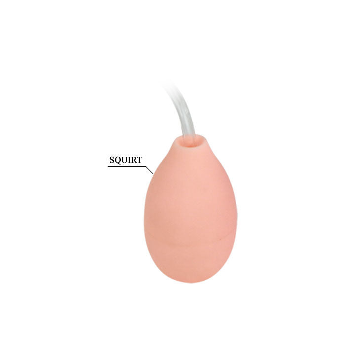 Realistic BAILE EROS Pene Eyaculador Dildo with lifelike detail and texture, designed for intimate experiences.