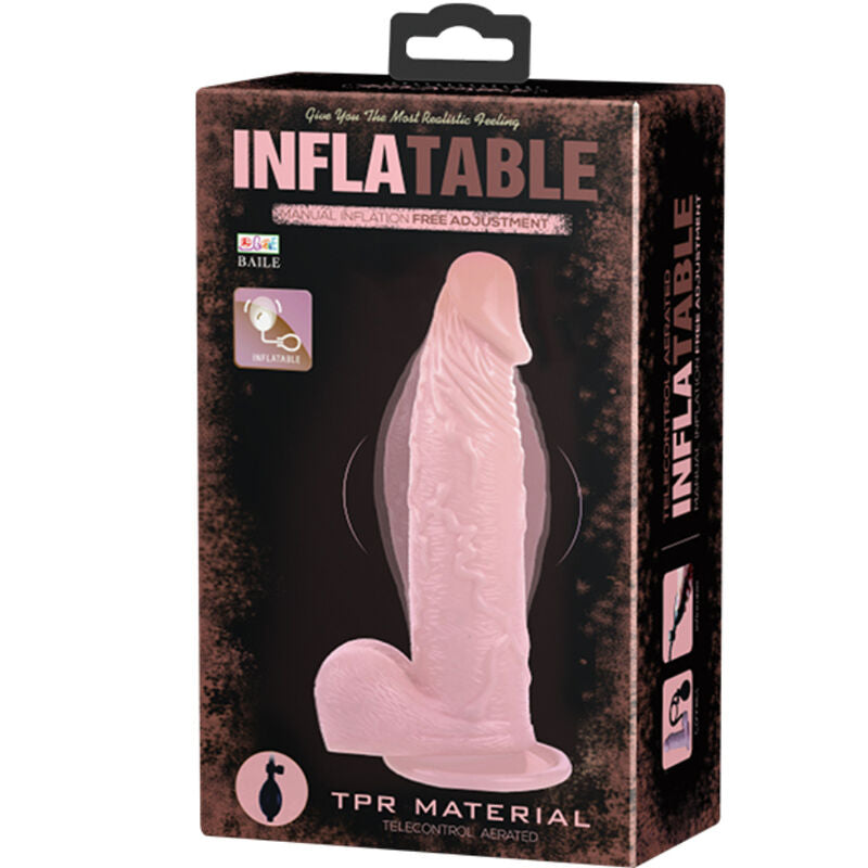 BALL - INFLATABLE DILDO INFLABLE REALÍSTIC AMB VENTOSA 15 CM