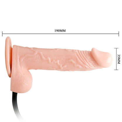 BALL - INFLATABLE DILDO INFLABLE REALÍSTIC AMB VENTOSA 15 CM