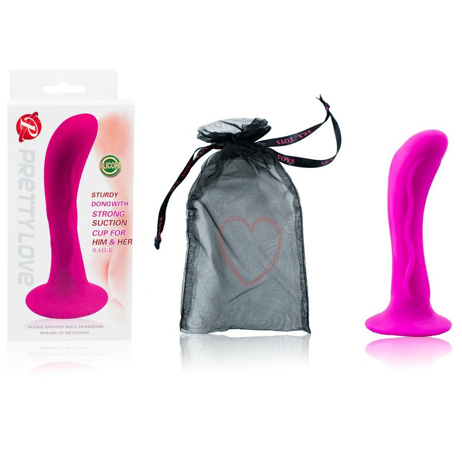 Unisex BAILE Passion Strong Suction Plug with a sleek design, showcasing its textured surface and strong suction base.
