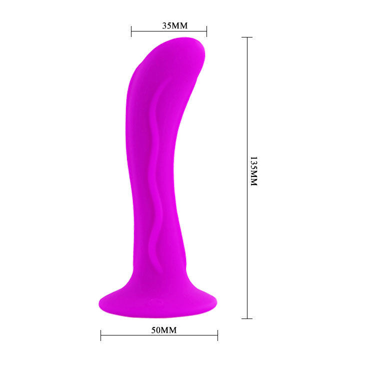 BAILE Passion Strong Suction Plug in unisex design, showcasing its flexible shape and strong suction base on a clean background.