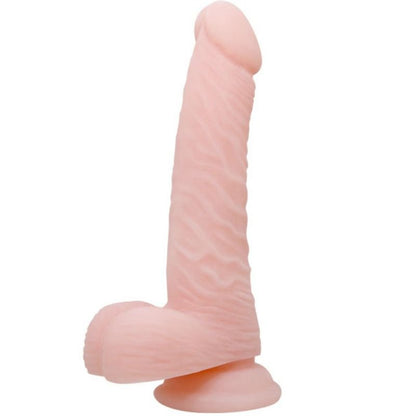 Dildo realista BAILE Super Dildo Natural de 18.8 cm de la marca BAILE DILDOS, con textura y forma realista para uso íntimo.