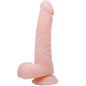 Dildo realista BAILE Super Dildo Natural de 18.8 cm de la marca BAILE DILDOS, con textura y forma realista para uso íntimo.