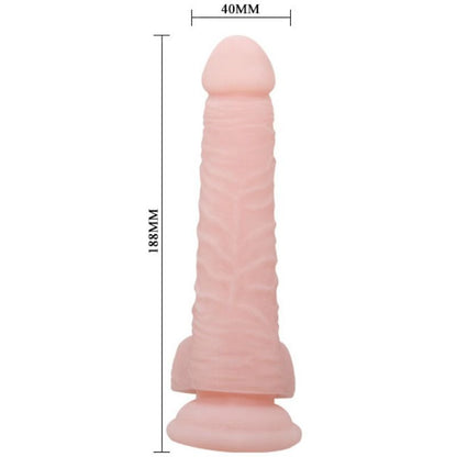 Dildo realista natural de 18.8 cm de la marca BAILE DILDOS, diseño detallado y suave para placer sexual.