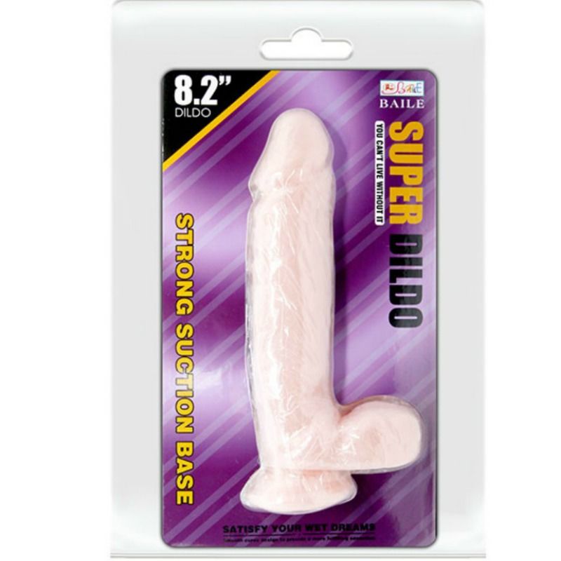 BAILE - SUPER DILDO REALÍSTICO NATURAL 21.5 CM