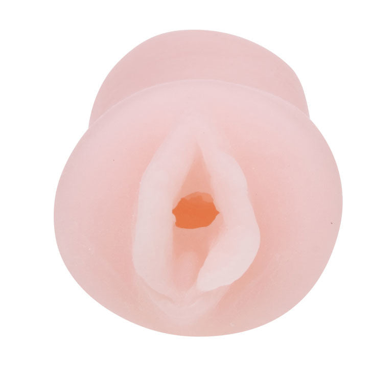 Masturbadora masculina BAILE FOR HIM Angel Manga con tacto suave y diseño realista de vagina, imagen del producto en color y textura.